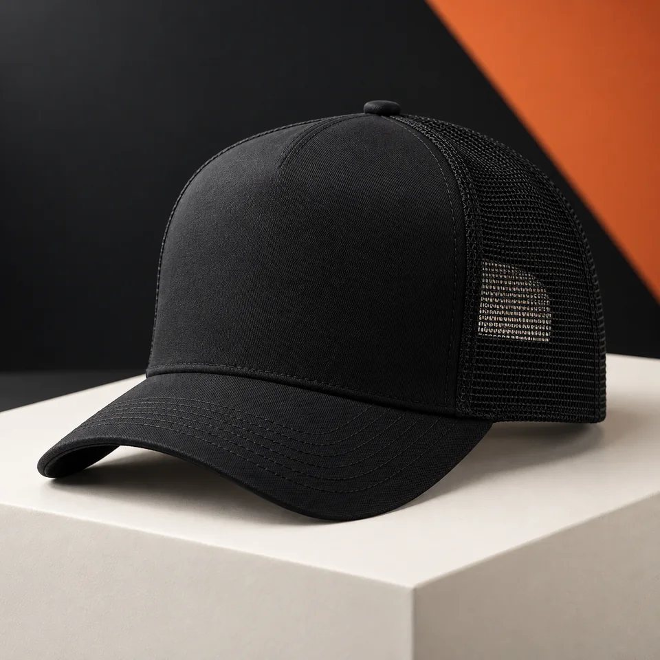 Boné trucker: um dos modelos disponíveis para personalização